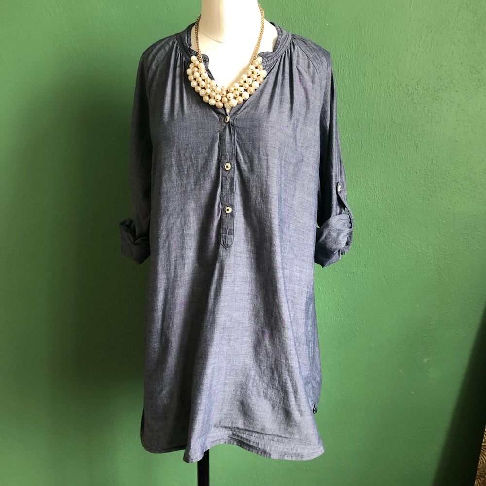 J Crew Chambray Tunic